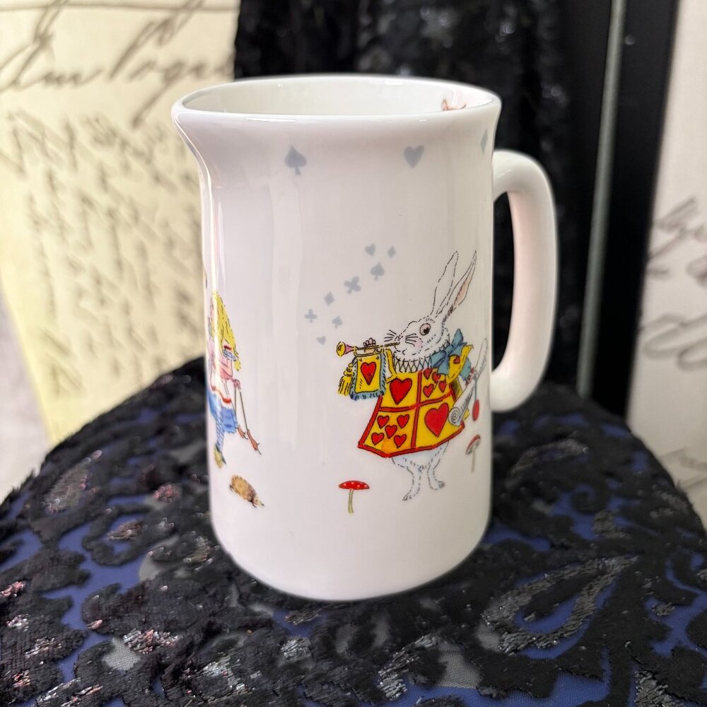 Sophie Allport Small Bone China Jug Creamer/Milk Pitcher - Alice in Wonderland